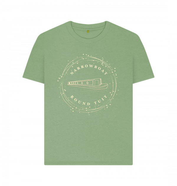 An image of a sage coloured t-shirt