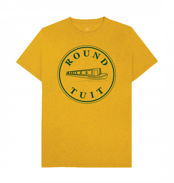 An image of a sunflower yellow coloured t-shirt