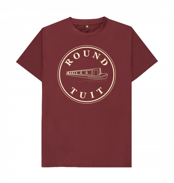 An image of a red wine coloured t-shirt