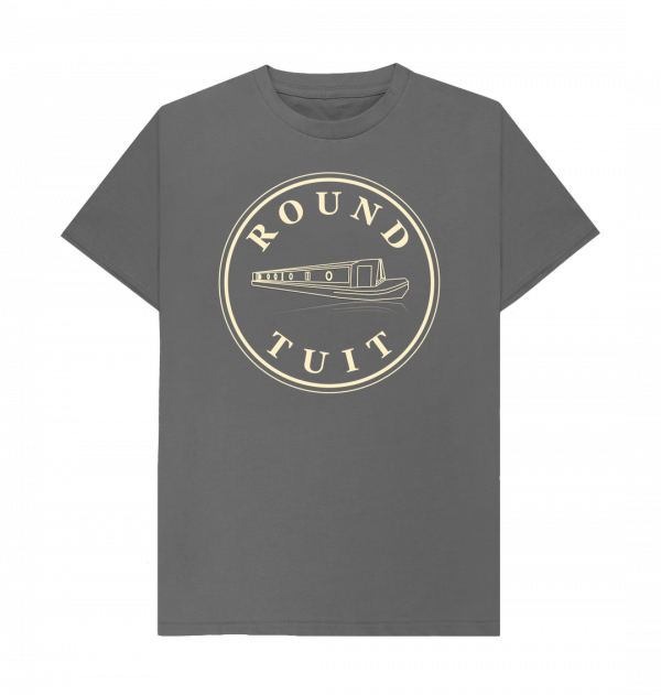 An image of a slate grey t-shirt