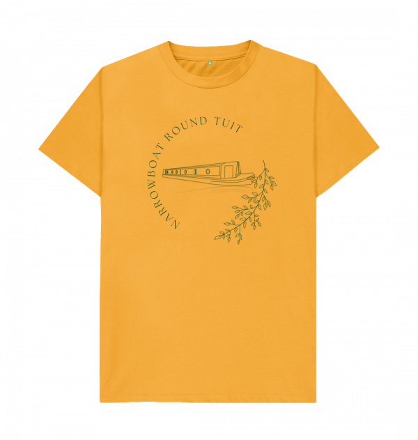 An image of a mustard coloured t-shirt
