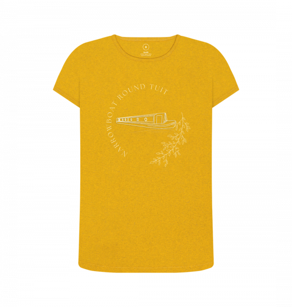An image of a sunflower yellow coloured t-shirt