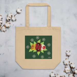 traditional canal art eco tote bag