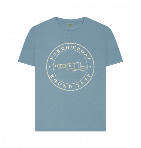 An image of a stone blue t-shirt