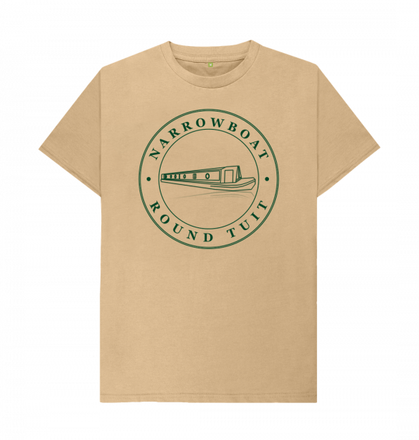 An image of a sand coloured t-shirt