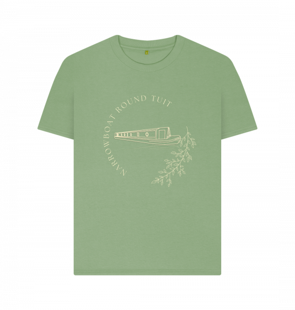 An image of a sage coloured t-shirt