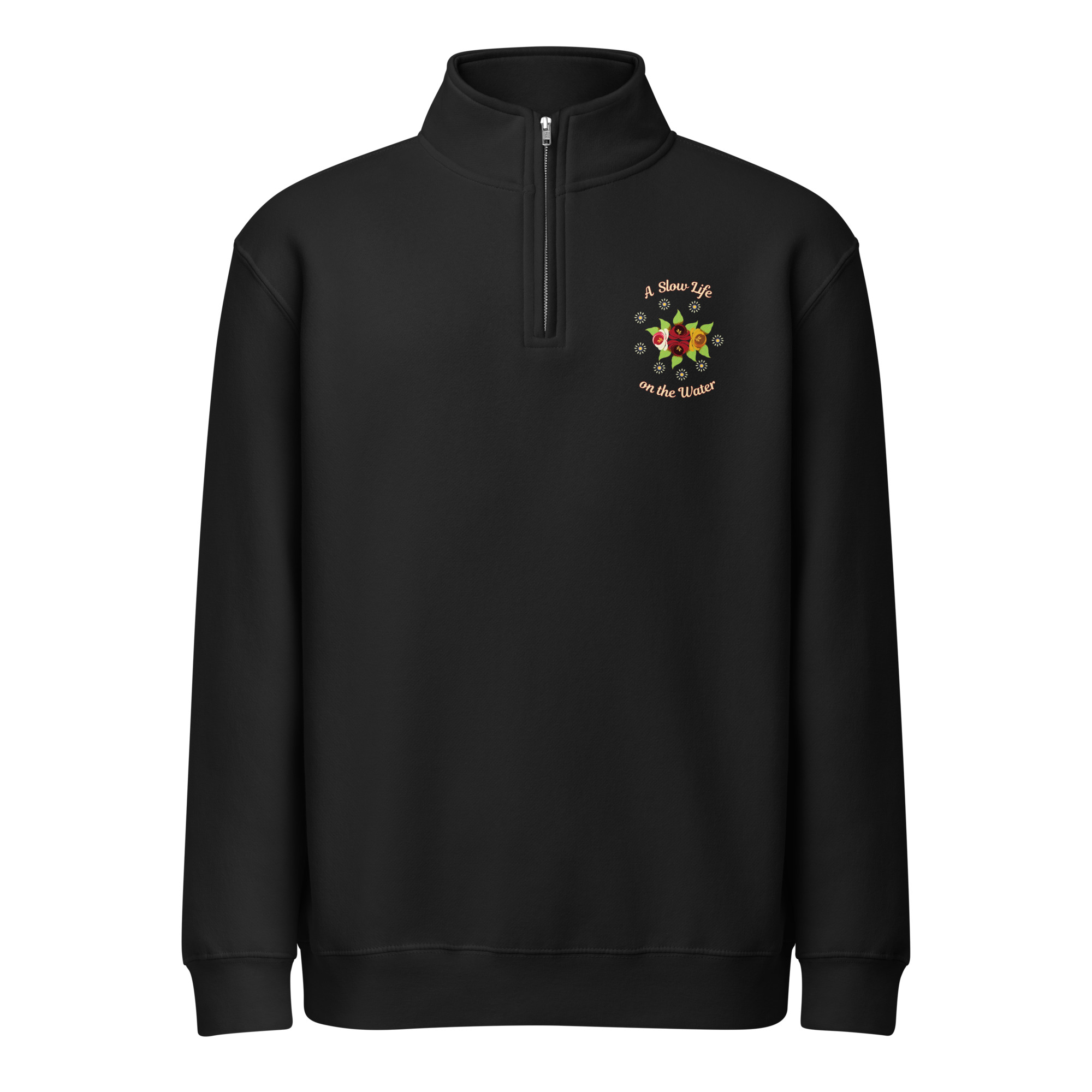Slow Life on the Water 1/4 Zip Sweatshirt