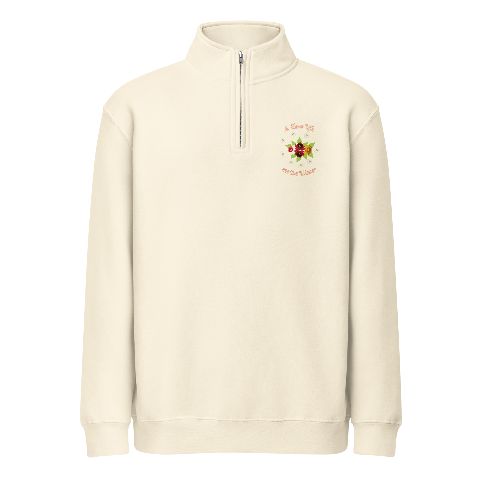 Slow Life on the Water 1/4 Zip Sweatshirt - Image 4