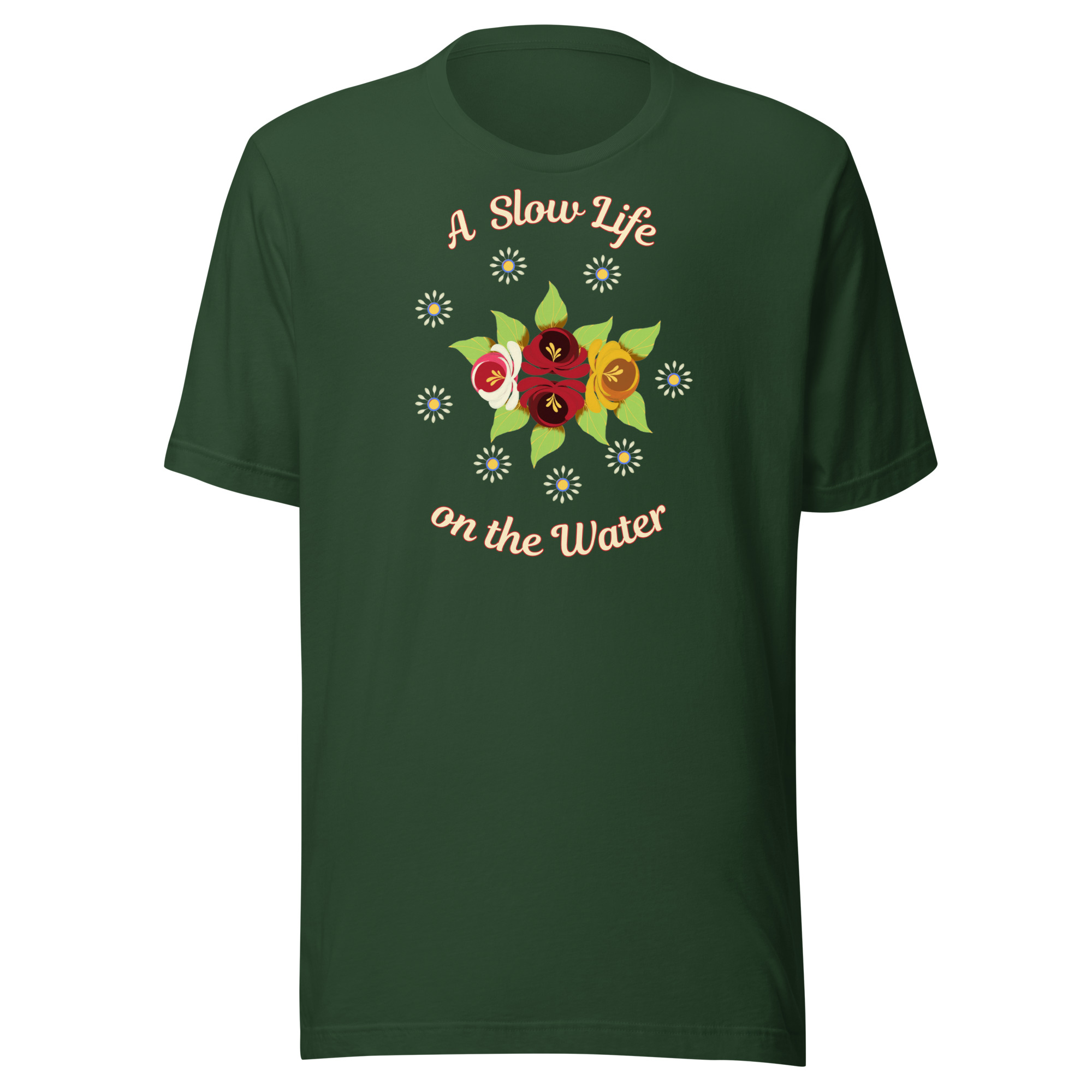 a slow life traditional canal art t shirt a slow life traditional canal art t shirt