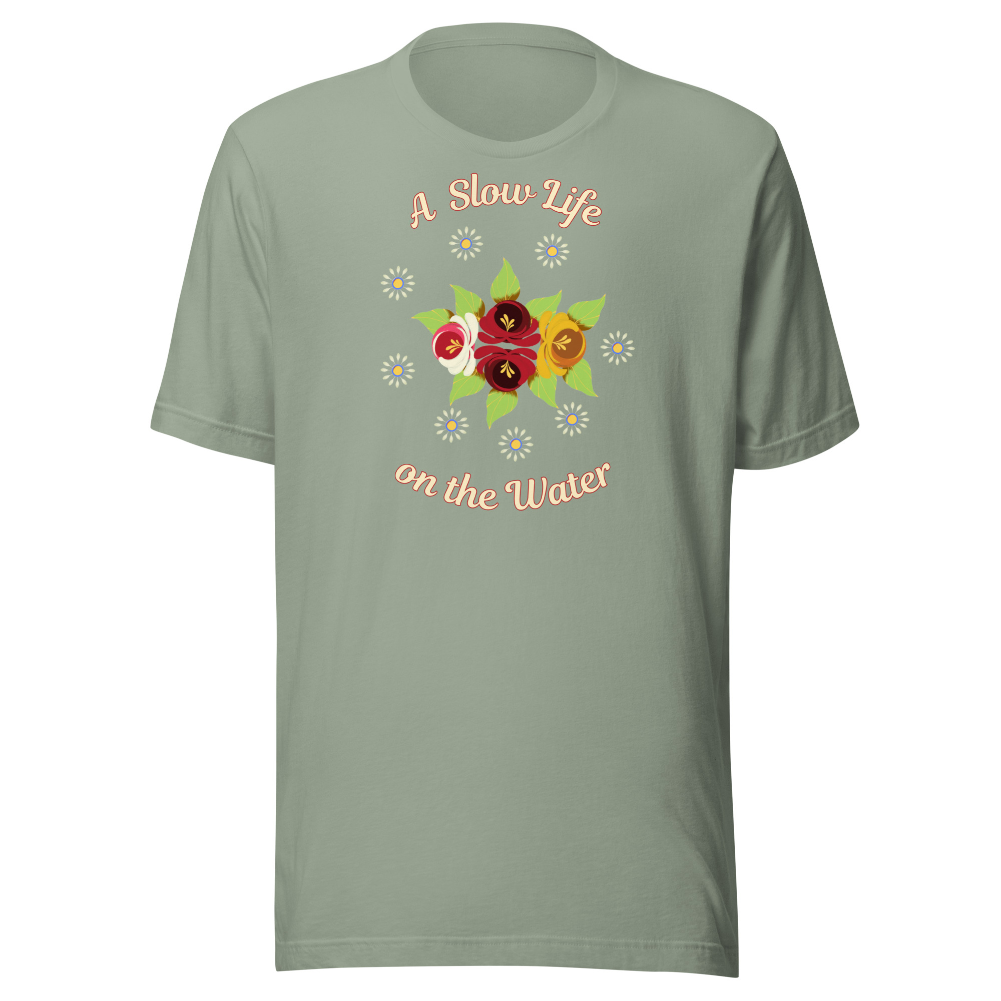 a slow life traditional canal art t shirt a slow life traditional canal art t shirt
